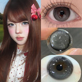 1 Pair New Product Color Contacts Lenses Fashion Soft With Degree Lenses Beauty Pupil Makeup Fast Shiping Year