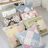 Flower-shaped Cushion Throw Pillows Cotton Fabric Pillows with Cores Cushions Cute Pillows Lumbar Pillows Sofa Pillow Set Square