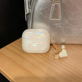 Dreamy Pearl Shell Case For AirPods 4 Pro 2 3 1 Cover For AirPods Pro2 Pro 2 2nd 3rd 1st 4th Cases With Keychain Headphone Coque
