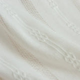 Hollow Out Jacquard Weave Cotton Linen Tassel Curtains Wall Decoration Room Partition Window Shade Bedroom Floating Curtains
