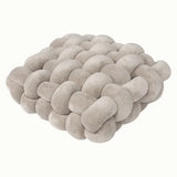 Square Knot Stuffed Cushion Nordic Aesthetic Pillow Decorative Plush Pillow Office Sleeping Floor Windowsill Back Cushion Decor