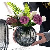 Simulated Cactus Green Glass Vase Hydroponic Flower Pots Decorative Flowers Arrangement Desk Decoration Shape Vases