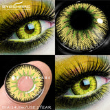 1Pair Cosplay Colored Contact Lenses Vampire Red Eyes Contact Anime Blue Purple Eyes Beauty Makeup Lenses For Halloween