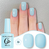 10ML Gel Nail Polish Solid Color Glass Gel Varnish Nail Art Gel Spring Summer Gel Nail Soak Off UV Gel Gel Vernis