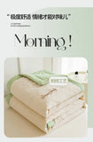Simple Waffle Blanket Home Summer Quilt Cooling Blanket Nap Air Conditioner Student Dormi Single Double Green Pink Throw Blanket