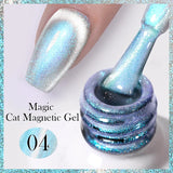 Auroras Cat Magnetic Gel Nail Polish Reflective Sparkling Glitter Semi Permanent Nail Art Soak Off LED UV Gel Varnis