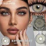 1Pair Color Contact Lenses for Eyes Blue Eye Lenses Natural Gray Pupils for Eyes Green Lenses Yearly Use Eye Contacts