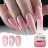 15ml glass bottle, nude pink clear nude nail polish, new trendy pink gel nail polish.