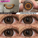 15MM Enlarge Pupils Colored Black Lenses for Eyes Brown Contact Lenses Fast Shipping High Quality Natural Look Lense