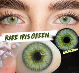 1 Pair Colored Contact Lenses with Prescription Natural Look Myopia Lenses 0~-6.00 Green Lenses Brown Contact Lenses