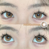 2pcs/Pair Contact Lenses Fast Shipping Big Black Lenses for Eyes Beauty Pupils Comestic Eye Color Lens 14.5mm/14.2mm