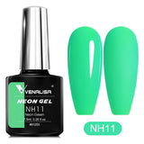 7.5ml Nail Gel Polish Ultra Neon Pink Summer Gorgeous Color Soak Off UV LED Gel Varnish Glitter Lacquer Nail Manicure