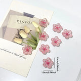 7pcs Pink Cherry Blossom Magnets, Cute Decorative Fridge Magnets for Office Whiteboard, Lockers, Dishwashers Kitchen Home Decor