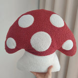 45x40cm Mushroom Pillow Soft Stuffed Plush Toys Simulated Mushroom Sofa Cushion Living Room For Home Children Girl Birthday Gift