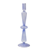 Lilac Glass Candlesticks Candle Holders Wedding Table Centerpieces Nordic Home Decoration Christmas Gift Glass Candle Holder