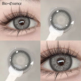 2pcs Natural Color Contact Lenses for Eyes Gray Lenses Colorcon Korean Lenses Yearly Beauty Brown Eye Contacts Lens