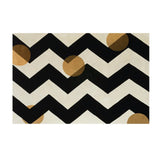 French Retro Bedroom Decor Stripe Carpet Minimalist Carpets for Living Room Home Art Plush Floor Mat Large Area Thickened Rug