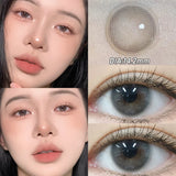 Pink Contact Lenses Myopia Color Contact Lenses for Eye with Diopters Natural Grey Brown Eye Color Lenses Blue Lens 2PCS
