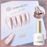 10ml Cat Magnetic Gel Sparkling Ultra Gold Glitter Soak Off UV LED Gel Nail Art Varnish Manicure Valentine's Day