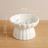 Dog Slow Feeding Bowl Cat Food Bowl Ceramic Elevated Cat Anti Suffocation Pet Feeder Anti Swallowing Dog Supplies  Pet Products