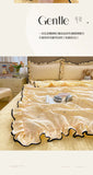 Summer Cooling Quilt Soft Skin-Friendly Air Conditioning Thin Blanket Single/Double Washable Home Textile Princess Wind Style