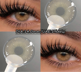 Natural Brown Lenses Eyes Colored Cosmetic Contact Lens Blue Gray Eye Lens Green Eyes Contacts Yearly  Beauty Pupils