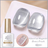 BORN PRETTY 10ml Black Glass Cat Magnetic Gel Nail Polish Ultra Shine Gold Silver Glitter Soak Off UV LED Gel Nail Art Varnish