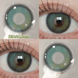 2pcs Myopia Color Contact Lenses for Eyes with Prescription Beauty Pupils Makeup Eye Color Lenses Fashion Blue Lenses