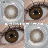 Big Eyes Color Contact Lenses Fashion Blue Colored Contact Lense Brown Softlenses Green Beauty Pupils Yearly Use