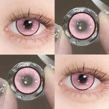 1pair Cosplay Color Contact Lenses Anime Blue Yellow Pupil 6months Halloween Cute Eye Circle Lens 14.5mm