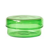 Borosilicate Jar with Lid Decorative Glass Jar Storage Container Desktop Orangizer Candle Can Candle Making Office Storage Box