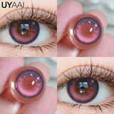 1 Pair Cosplay Pink Lenses for Eyes Anime Lenses for Halloween Nezuko Colorcon y2k Eye Contacts Cosmetic Red Lens Cosplay