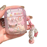 3D Cartoon Cute Rabbit Earphone Case For AirPods 4 3 2 1 Pro2 Cover TPU Headphone Coque For AirPods 4 4th 3rd Pro 2 2nd Cases