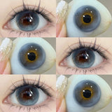 1 Pair New Myopia Lenses Colored Contact Lenses for Eyes With Degrees Prescription Blue Pupil Beauty Makeup Eye Lenses