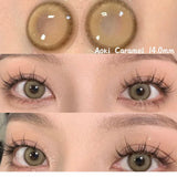 1 Pair Lenses Color Contact Lenses for Eyes Prescription Grey Korean Lenses Brown Natural Lenses With Diopters