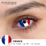1 Pair Colored Contact Lenses Cosplay Colorful Contact Blue Eyes Contact Anime Red Lenses Halloween white Lenses