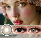 New Russian Girl Pro Color Contact Lenses Blue Lenses for Eyes 1 Pair Natural Look Brown Lenses Fashion Lenses