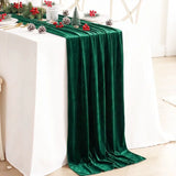Christmas Velvet Table Runner 50x300cm Polyester Soft Luxurious Table Cover for Wedding Party Holiday Banquet Home Table