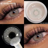 1pair Natural Colored Contact Lenses Brown Eye Lenses Gray Makeup Eyes Pupils Lens Yearly Green Beautiful Pupils Yearly