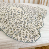 INS Ruffle Edge Gauze 100% Cotton Princess Pillow Case 30X50 48X74cm Breathable Pillowcase Decorative for Home Bedding Bedroom