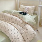 Summer Ice Silk Bedding Set Cooling Washed Silk Polyester Duvet Cover Set And Sheet Star Home Adult Student Linens Queen Full