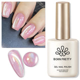 15ml Aurora Glitter Gel Nail Polish Iridescent Pearl Shimmer Effect Soak Off UV LED Manicure Varnishes