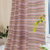 Cotton Linen Curtains for Living Room with Tassel Rod Pocket Hook Top Kitchen Curtains Bohemian Home Decor