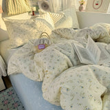 New Skin-friendly and Comfortable 13070 Pure Cotton Printed Floral Single Quilt Cover Breathable Duvet Cover 200X230