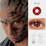 14MM Sharingan Rinnegan Halloween Contact Lenses Sclera Lenses Cosplay Contacts Eye Contact Lens Crazy Lens For Eyes