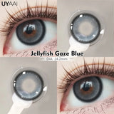 Fashion1 Pair  Color Contact Lenses High Quality Lenses Blue Myopia Lenses Makeup Gradient Lenses