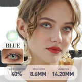 Eye Eyes Color Contacts Colored Contact Lenses Lens Small Pupil Prescription Wholesale Myopia Natural 14.2mm 2Pcs 1 Year