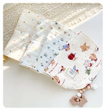 8 Layer Gauze Newborn Baby Pillow Double Side Breathable Soft Cotton Towel Pillow Pad Bedding Summer Baby Head Protection