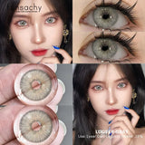 2pcs Colored Contact Lenses for Eyes Cosmetic Blue Lenses Gray Lenses Green Eye Natural Lenses Fashion Lenses Beauty