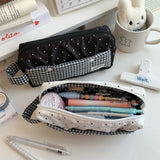 Stationery Storage Bag Portable School Organizer Multifunctional Pencil Bag Creative Canvas Pencil Pouch For Classroom College